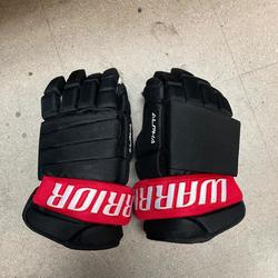 Black Used Senior Warrior Alpha QX Gloves 14" (UG489)