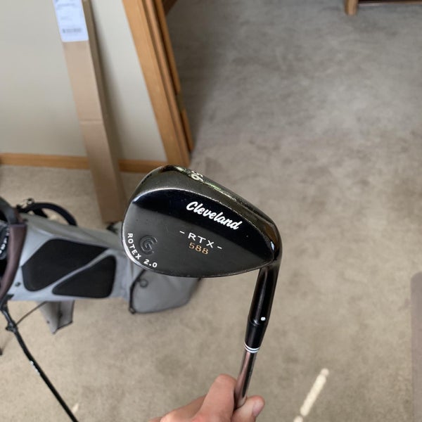 Men's Right Handed 588 RTX 2.0 Black Satin Stiff Flex Steel Shaft Wedge