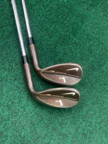 Used Right Handed Nike VR II PRO 56•60 Degree Forged Tour Satin Stiff Flex Steel Shaft Wedge