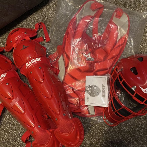 Red New Youth All Star Catcher's Combo