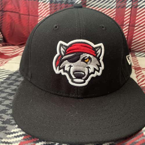 Erie Seawolves MILB Fitted Hat 7 1/2