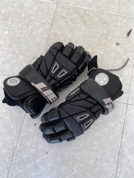 Black Used Gait Recon Pro Lacrosse Gloves