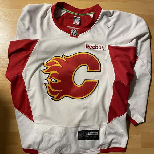 Calgary Flames 58G Reebok Pro Stock Jersey