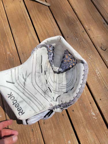 Blocker and Glove White Used Senior Reebok Regular Premier XLT Pro