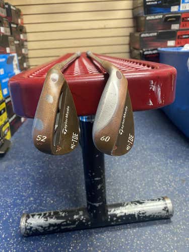 Used Men's TaylorMade Right Handed Hi-Toe Wedge Stiff Flex Steel Shaft