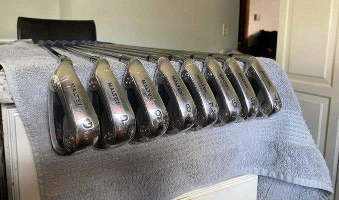 New Men's Golfworks Left Hand KE-4 Iron Set Regular Flex Steel Shaft