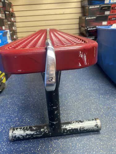 Used Men's TaylorMade Right Handed 3 iron Extra Stiff Flex Steel Shaft