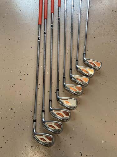 Men's Right Handed Cobra AMP Cell Regular Flex Steel Shaft Iron Set