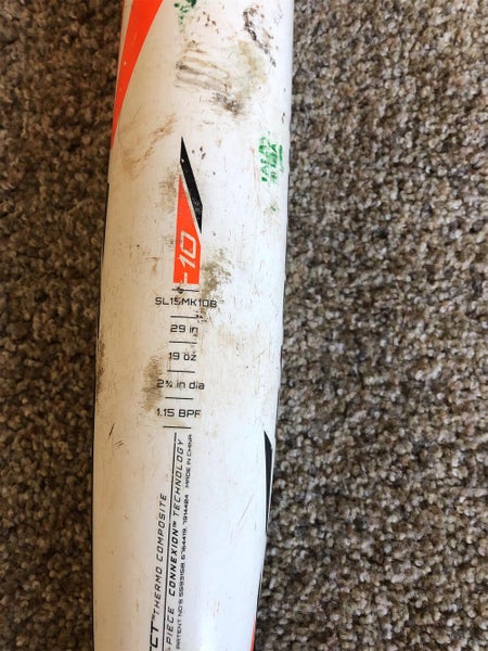 Kid Pitch (9YO-13YO) 2015 Composite Mako (-10) 19 oz 29" Bat
