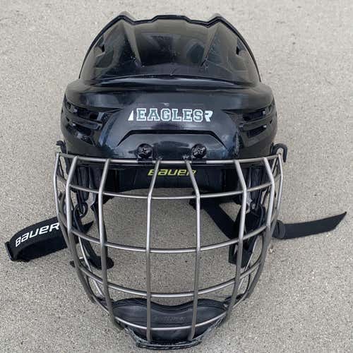 Black Used Large Bauer Re-Akt  Helmet