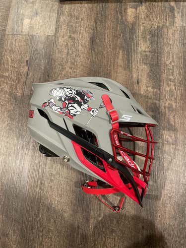 Roughriders Gray Adult Cascade S Helmet *SLIGHTLY USED*