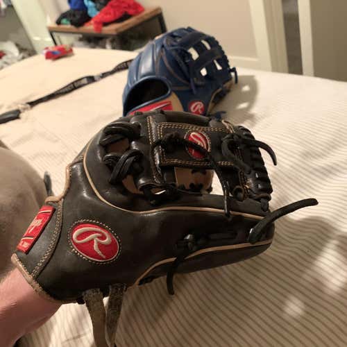 Black High School/College Infield Pro Preferred 11.25" Baseball Glove