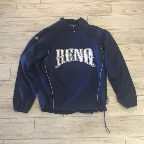 Reno Aces Majestic Warm Up Jacket with removeable sleeves Med