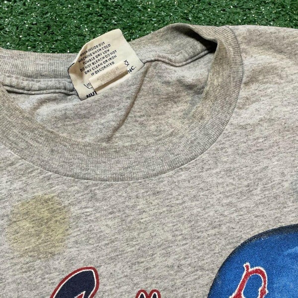 Vintage Majestic MLB Boston Red Sox Baseball Navy Blue T-Shirt M 90's