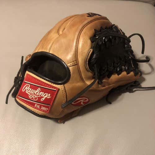 Brown Used Right Hand Throw Heart of the Hide 11.5" Baseball Glove