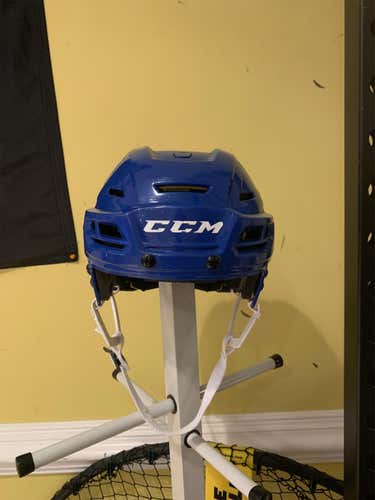 Blue Used Medium CCM Tacks 310 Pro Stock Helmet