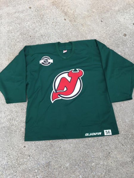 NJ Devils Pro Stock Jofa Hockey Practice Jersey sz 56