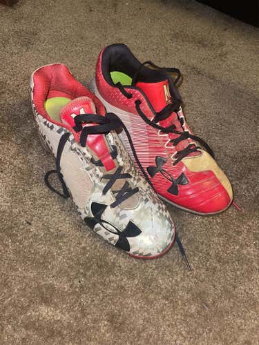 University Of Maryland Under Armour Used Baseball Cleats mismatch
