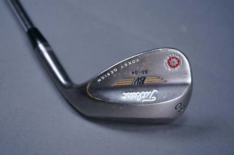 TITLEIST BV VOKEY DESIGN ORIGINAL SPIN MILLED SM 60* LOB WEDGE W/ SHAFT
