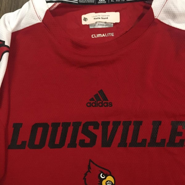 Louisville Cardinals NCAA Adidas Kids Youth Size Long Sleeve Shirt New with  Tags