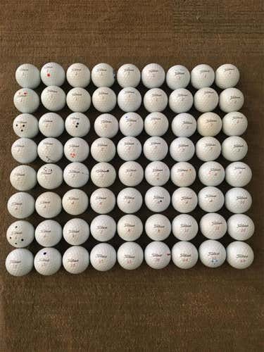 White Used Titleist Pro V1x 72 Pack (6 Dozen) Balls