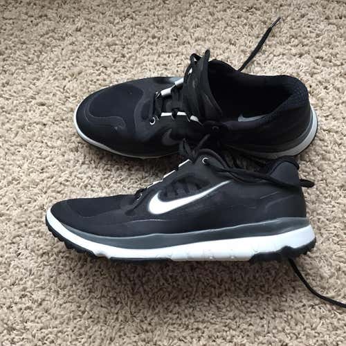 Black Men's Size 9.0 (Women's 10) Nike Golf Shoes