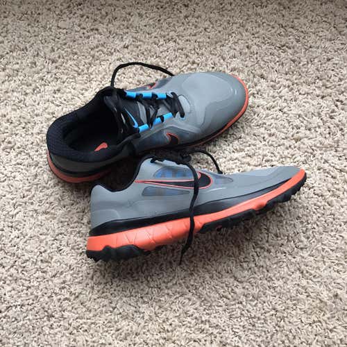 Gray Men's Size 9.0 (Women's 10) Nike Golf Shoes