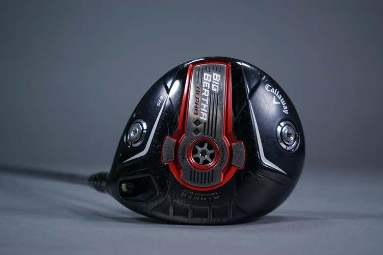 CALLAWAY GOLF BIG BERTHA ALPHA 815 10.5* DRIVER W/ EVEN FLOW 5.0-A SENIOR SHAFT