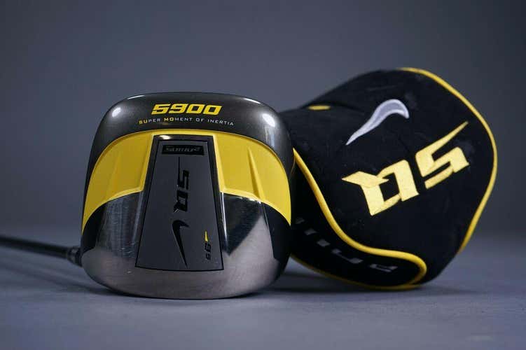 NIKE GOLF SQ SUMO 2 5900 9.5 DRIVER W/ DIAMANA A-55 SENIOR FLEX SHAFT, HEADCOVER
