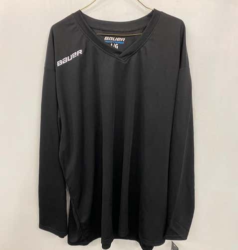 Black New Adult Large Bauer 200 Series Practice Jersey