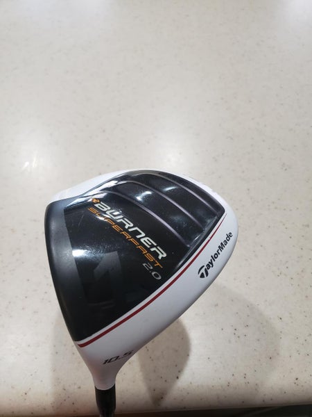 Used Men's TaylorMade Left Hand Burner Superfast Driver Regular Flex 10.5 Loft