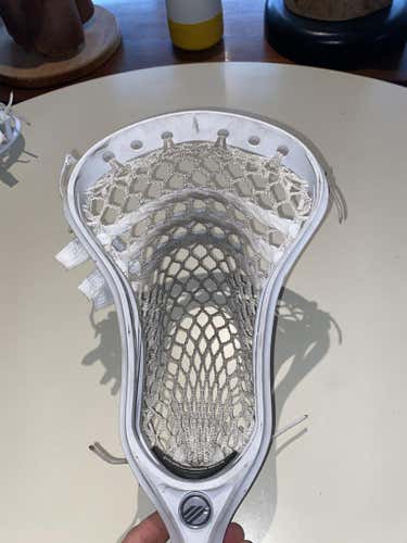White Used Attack & Midfield Maverik Strung Optik Head
