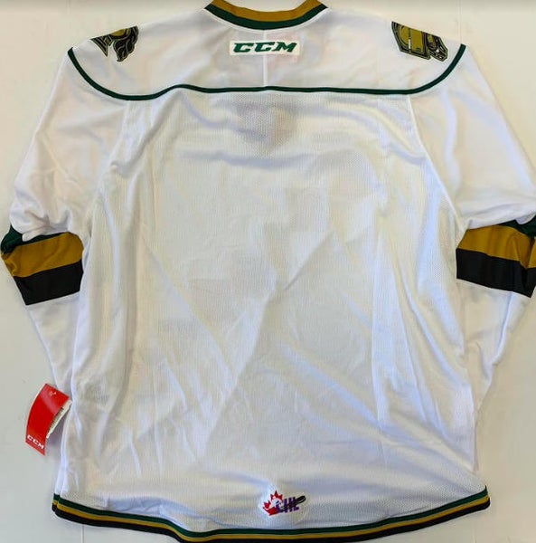 Customize OHL London Knights 2021/22 White Hockey Jersey - WanderGears