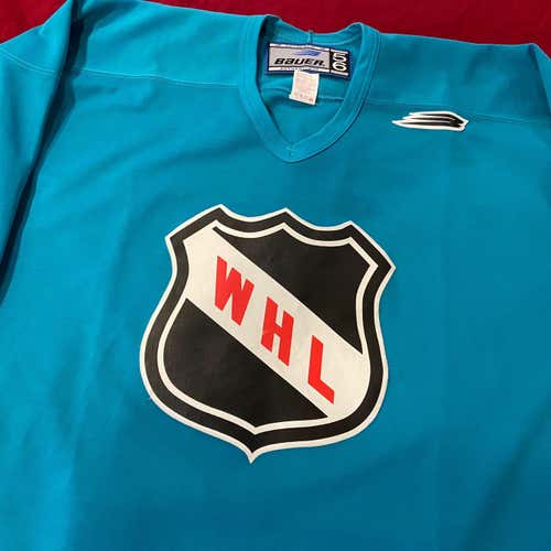 RARE - Vintage WHL Pro Stock Adult Size 56 Bauer Pro Stock Hockey Jersey