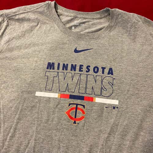 Minnesota Twins MLB Baseball Gray Adult XXL Nike T-Shirt