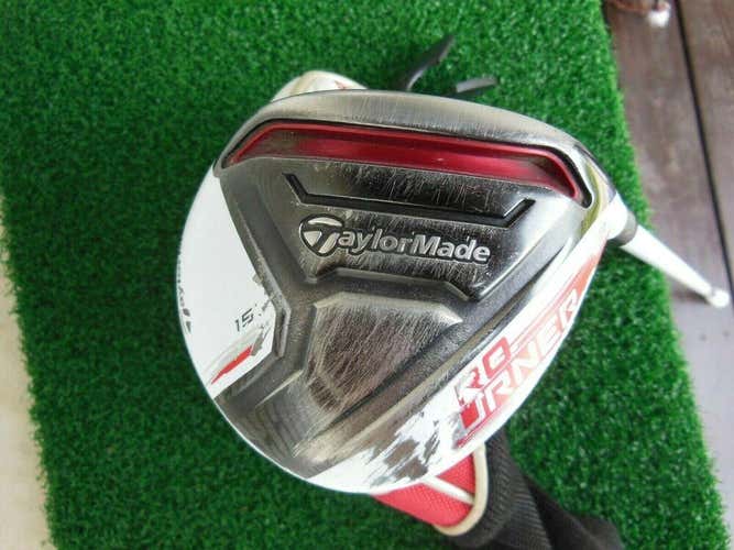 TaylorMade AEROBURNER 15* 3-Wood w/ MATRIX 60g Stiff Flex Shaft