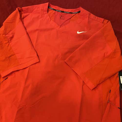 Baseball Warm-Up / Workout / Batting Practice Red Adult XXXL Nike Pullover Jacket