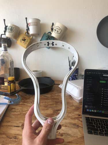White Used Under Armour Unstrung Command Head