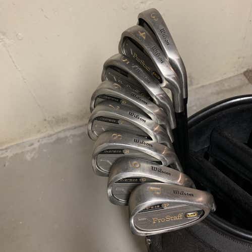Men's Right Handed Wilson ProStaff Oversize Iron Set. P-3i