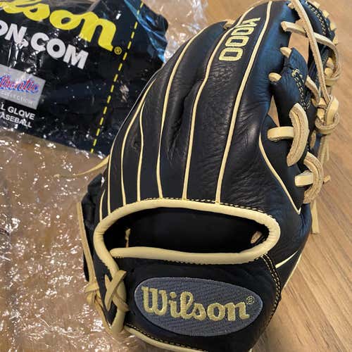 Black New Infield A1000 11.5" Baseball Glove