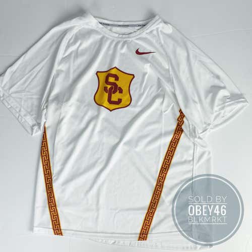 Nike Pro Elite USC Trojans Track & Field Compression Running Shirt