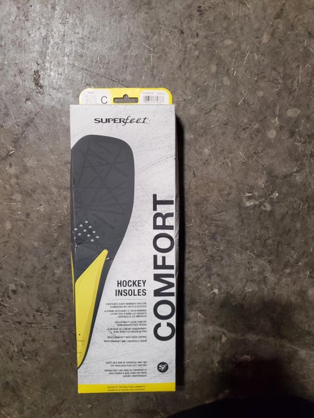 Superfeet Hockey Comfort Insoles Size C 5-6 US