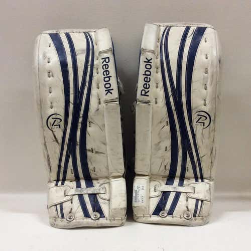 Used Reebok 14k Jr 26" Ice Hockey Goalie Leg Pads