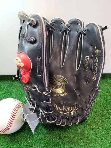 Rawlings Used Black Right Hand Throw 12" Baseball Glove