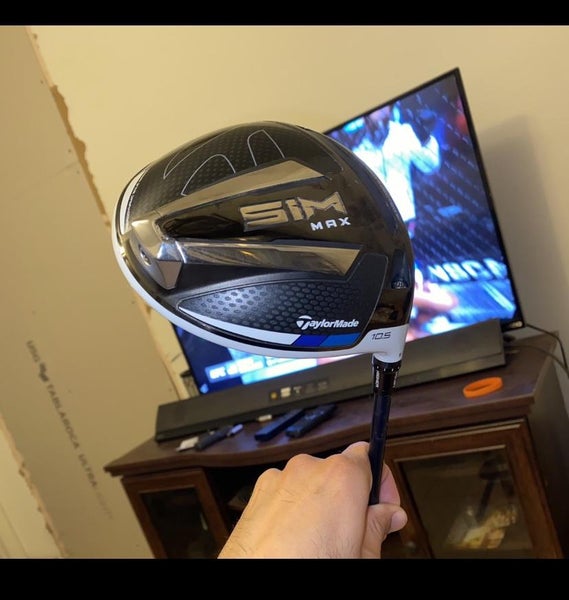 Men's Right Handed SIM Max Stiff Flex 10.5 Loft Driver(comes with head cover and tool)