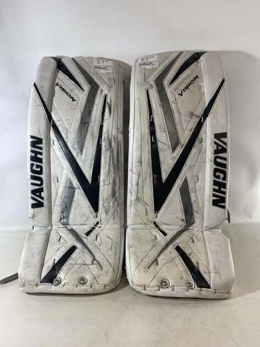 Used Vaughn Vision Goalie Leg Pads 27" Plus 1"