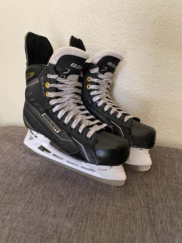 Used Senior Bauer Supreme 170 Hockey Skates Regular Width Size 8.5