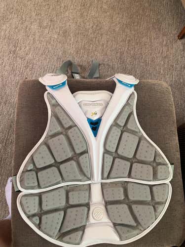 White Adult Small Maverik Rome Chest Protector