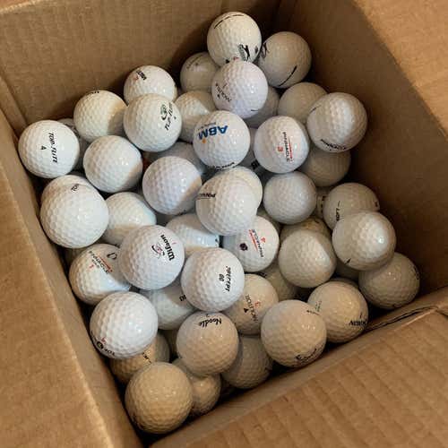 100 Assorted Golf Balls