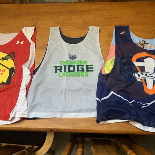 Three Lax Pinnies Sold Together